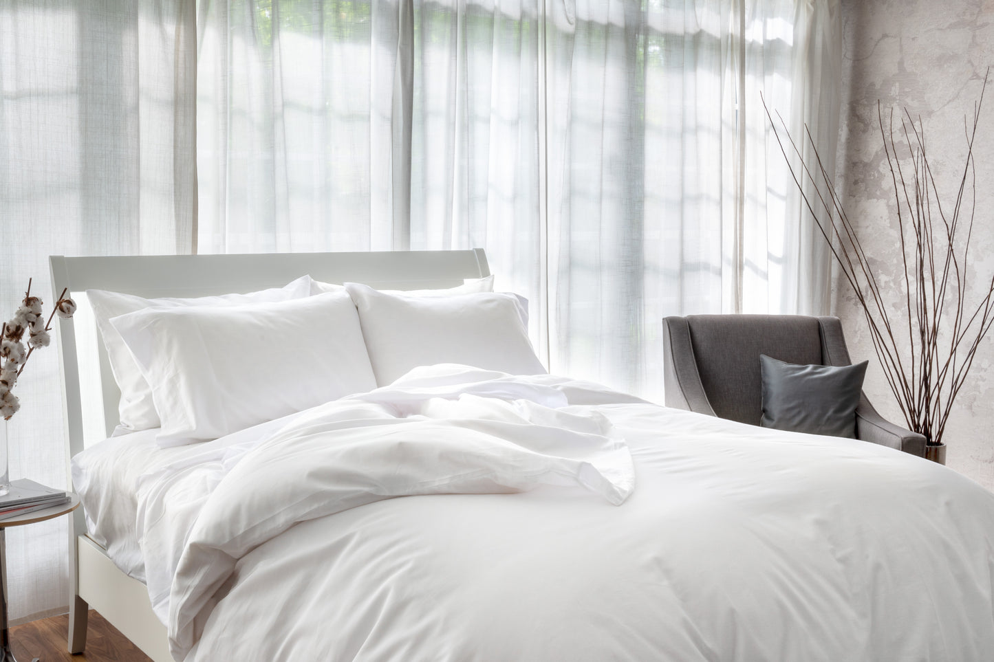 Porto Cream Sheet Set by St. Genève