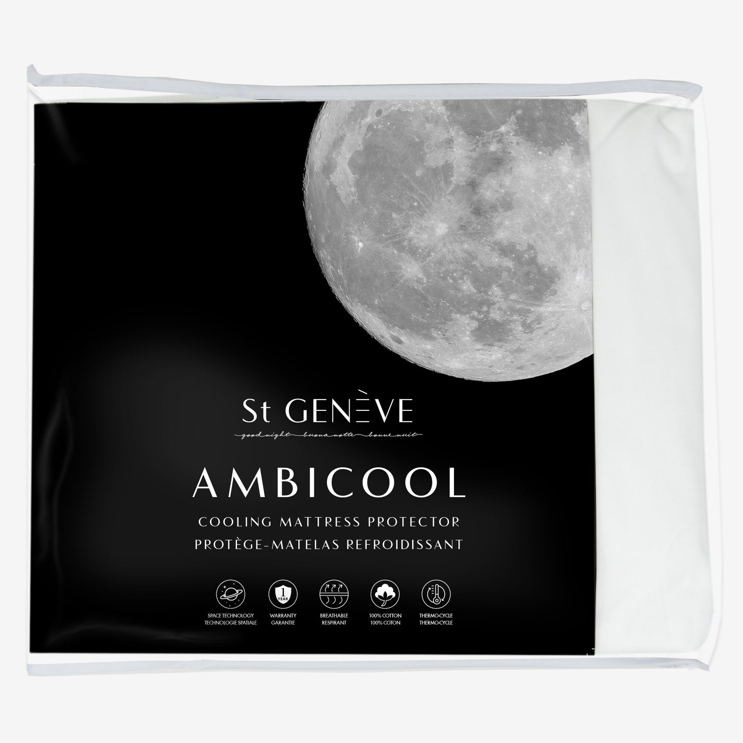 Ambicool 16 inch Mattress Protector by St. Genève