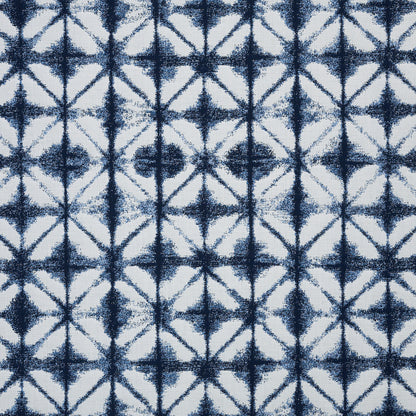 Sunbrella Midori Indigo Cube Ottoman by CANVASEA