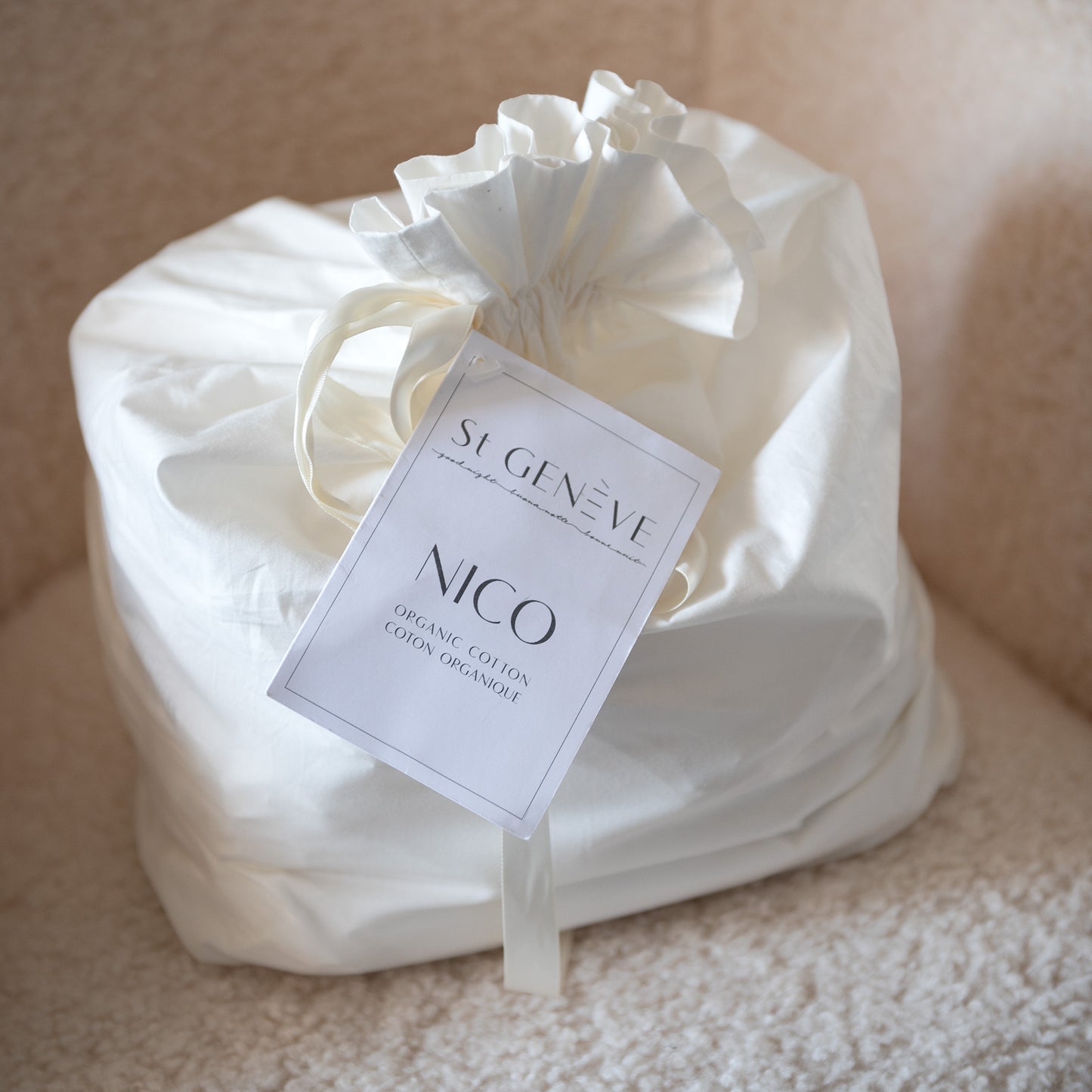 Nico Organic Sheet Set by St. Genève