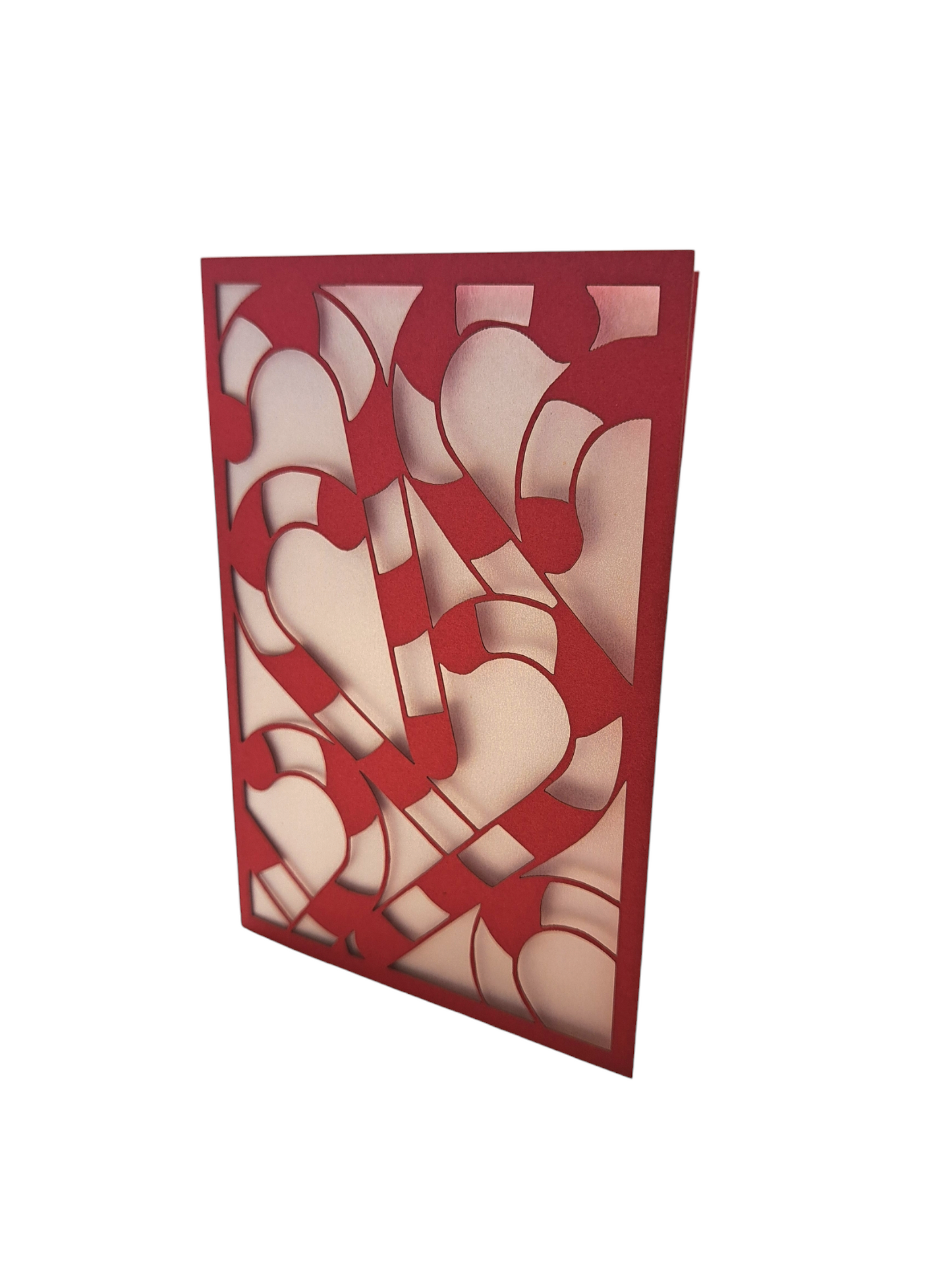 Candy Cane Holiday Greeting Card