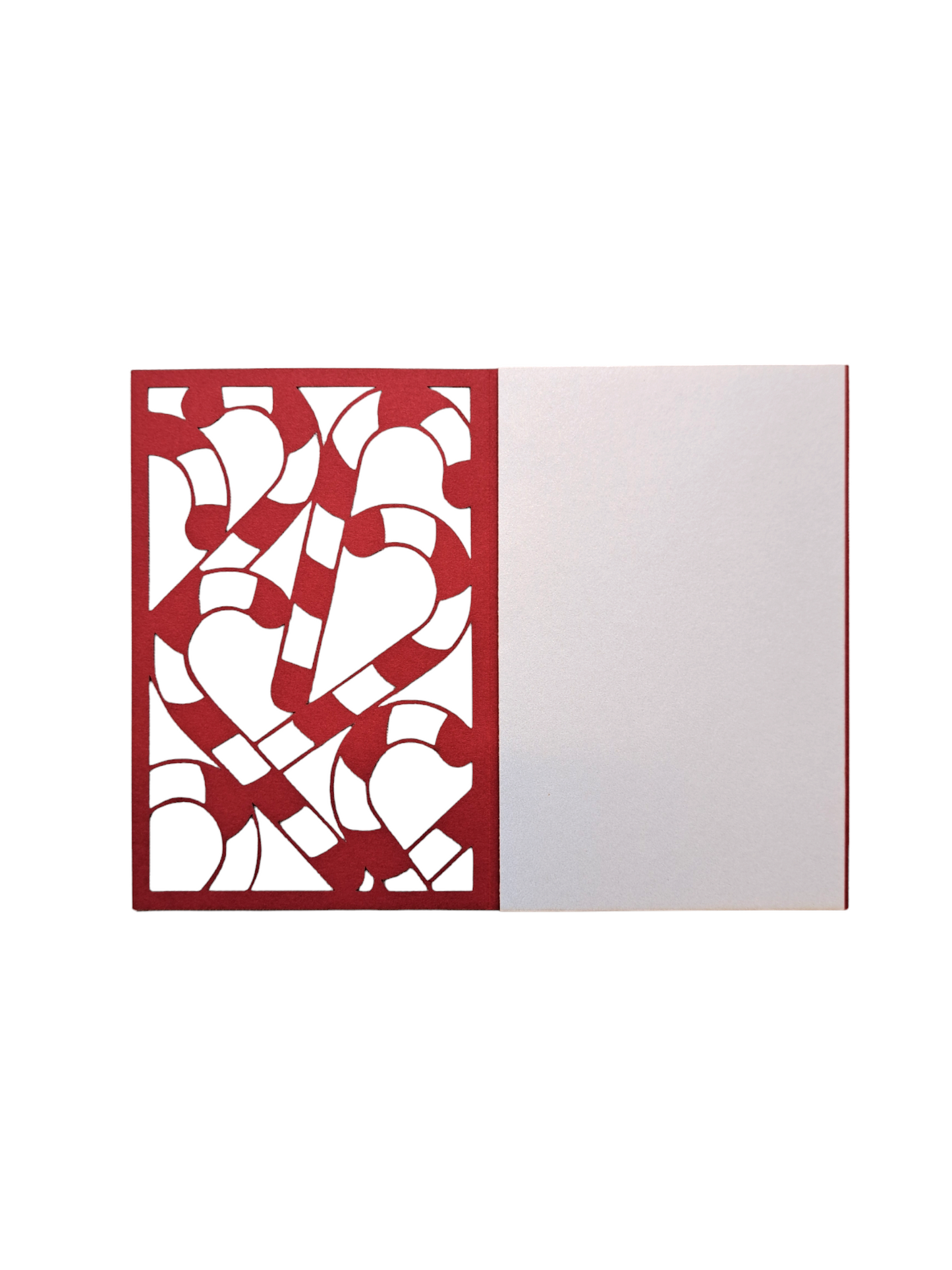 Candy Cane Holiday Greeting Card