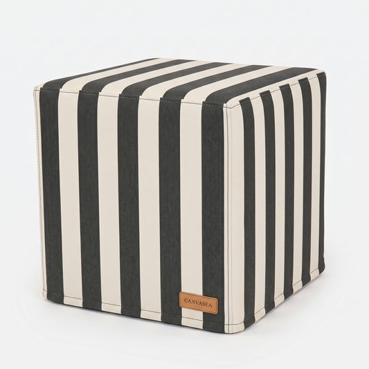 Sunbrella Cabana Classic Cube Ottoman by CANVASEA