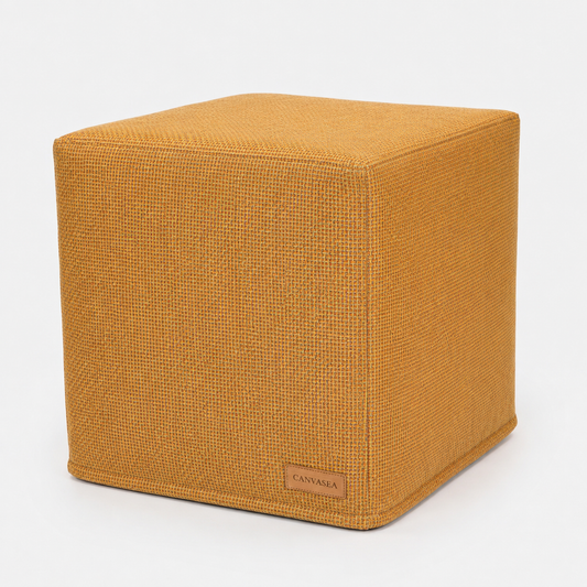 Sunbrella Essential Spark Cube Ottoman by CANVASEA